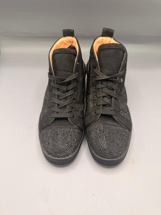 Christian Louboutin Louis Strass High-Top Sneakers