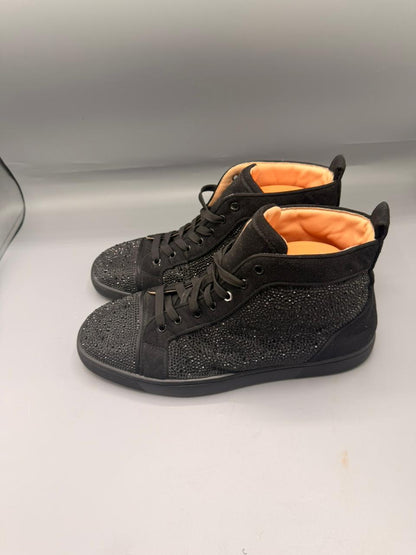 Christian Louboutin Louis Strass High-Top Sneakers