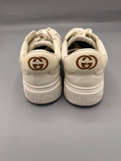 Gucci GG Embossed Low-Top Leather Sneakers
