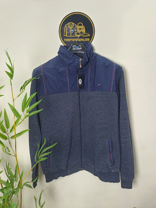 Tommy Hilfiger zip-up track-style jacket (navy)
