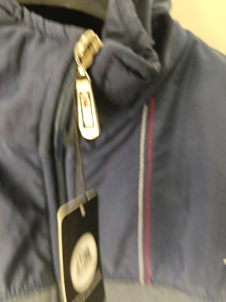 Tommy Hilfiger zip-up track-style jacket (navy)