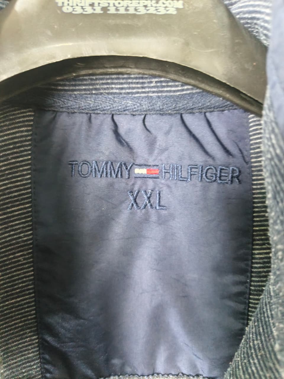 Tommy Hilfiger zip-up track-style jacket (navy)