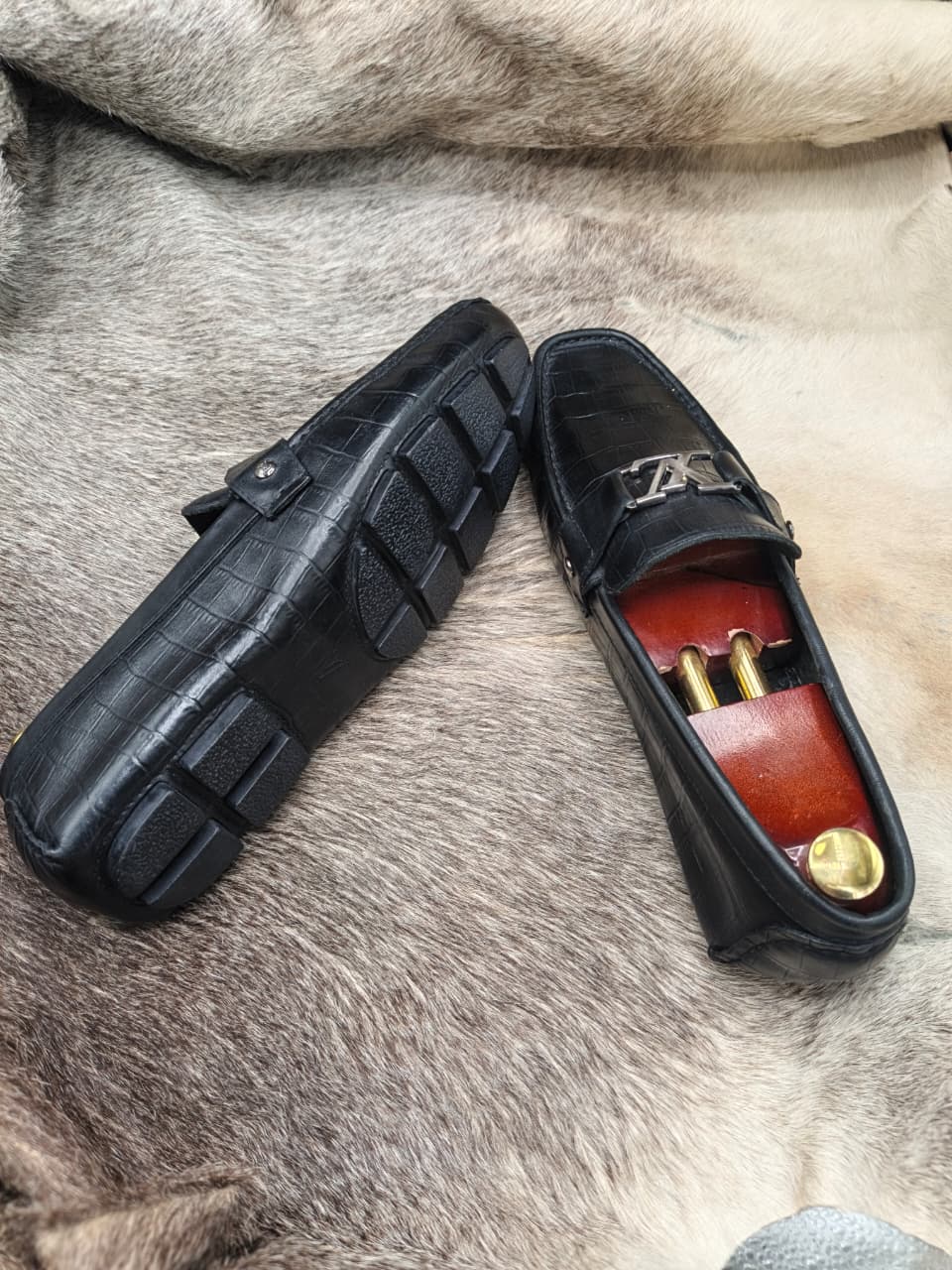 Louis Vuitton Monte Carlo-style driver loafers