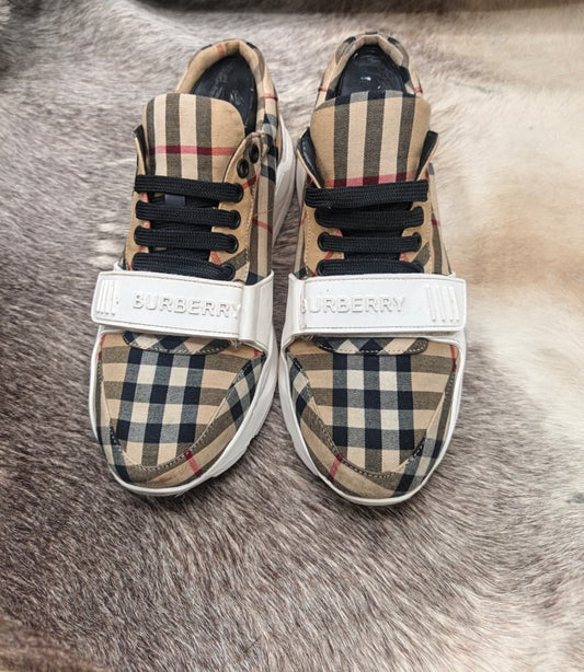 Burberry Vintage Check Regis-style sneakers