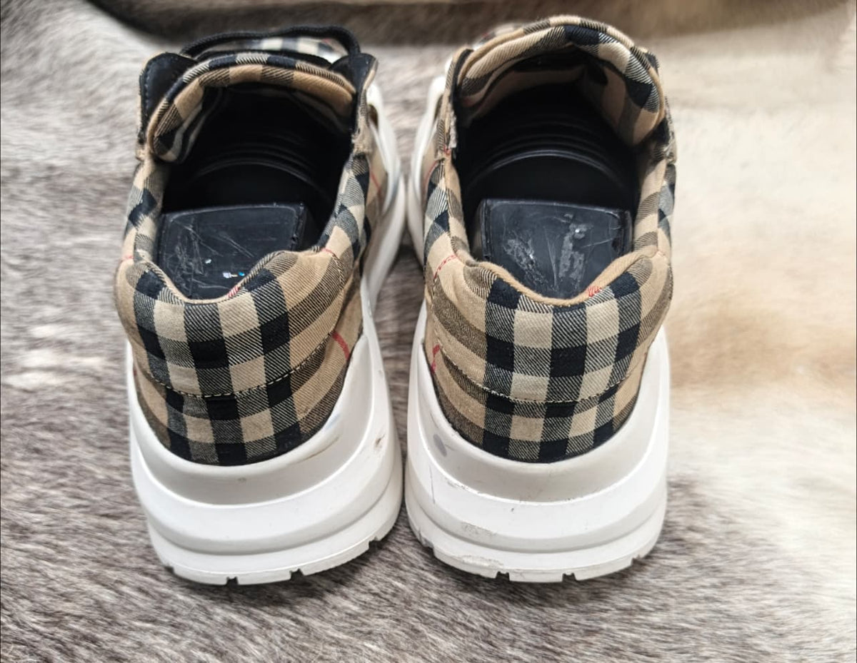 Burberry Vintage Check Regis-style sneakers