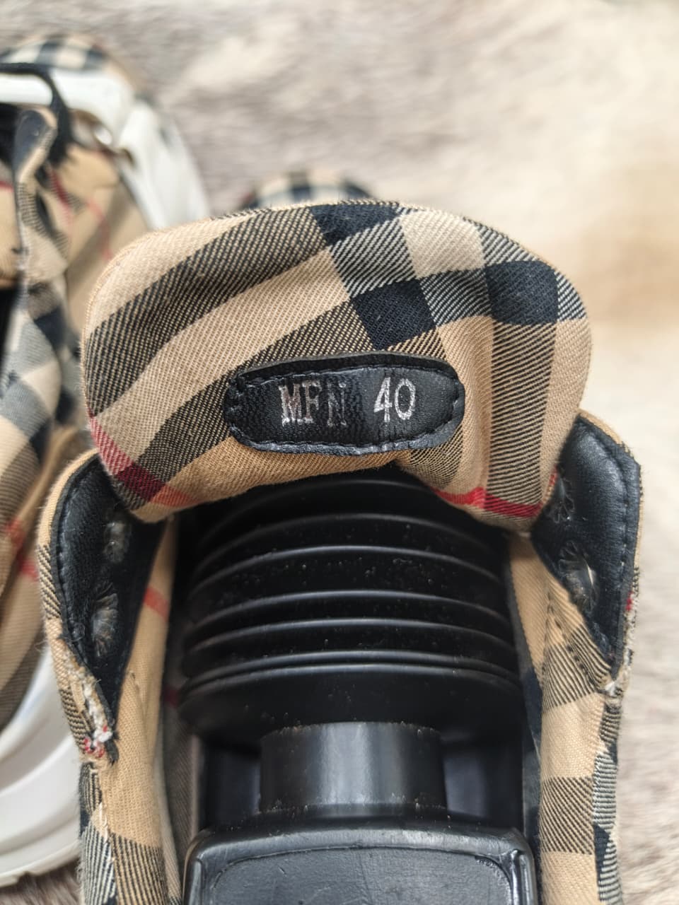 Burberry Vintage Check Regis-style sneakers