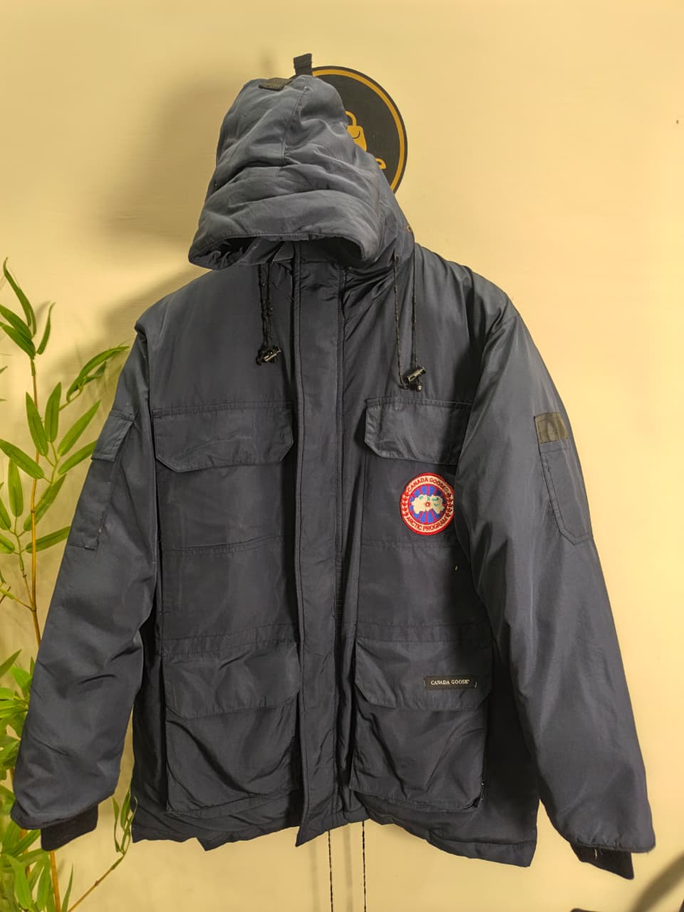 Canada Goose Expedition-style parka (navy)