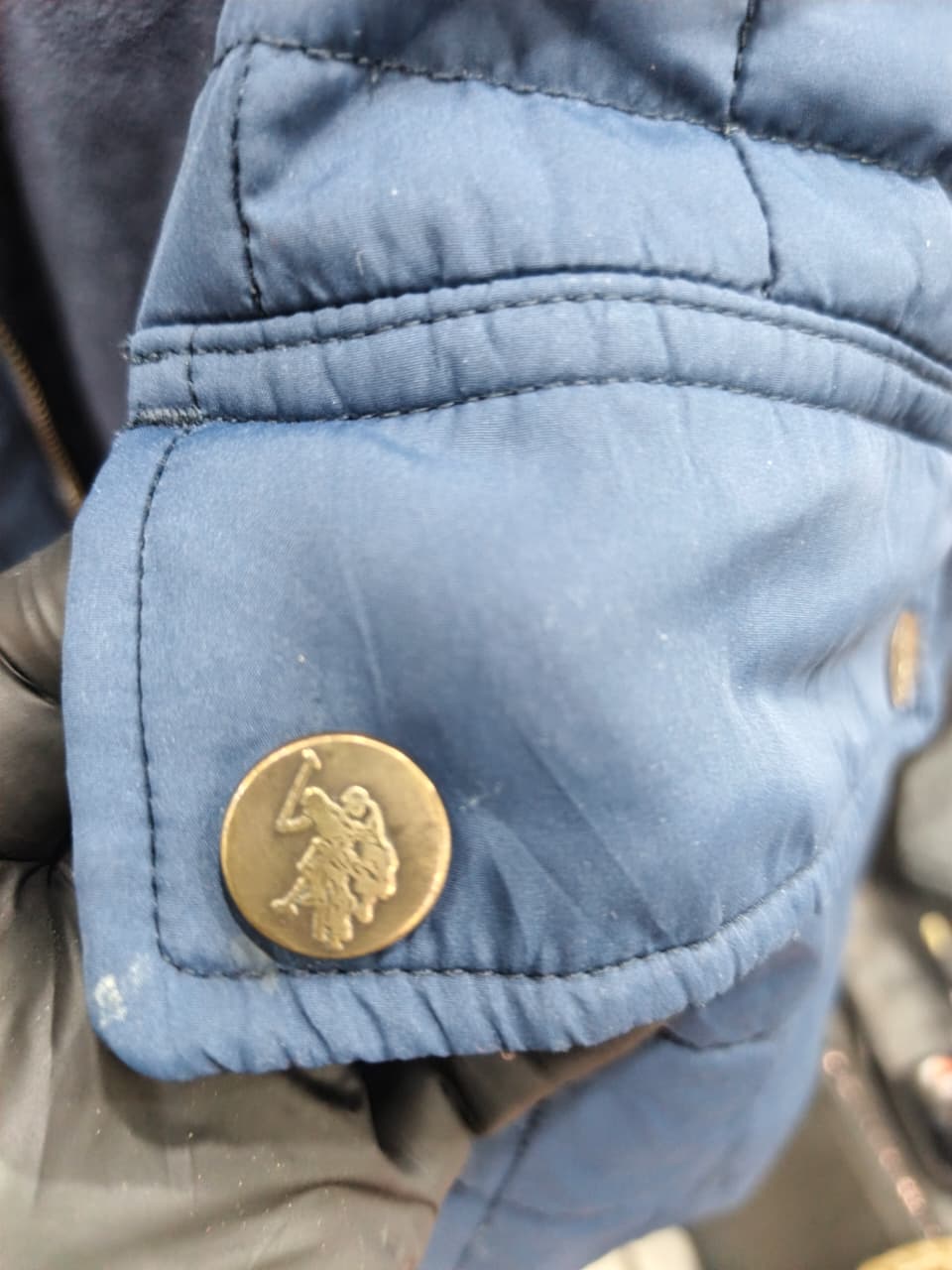 U.S. Polo Assn. quilted jacket (navy)