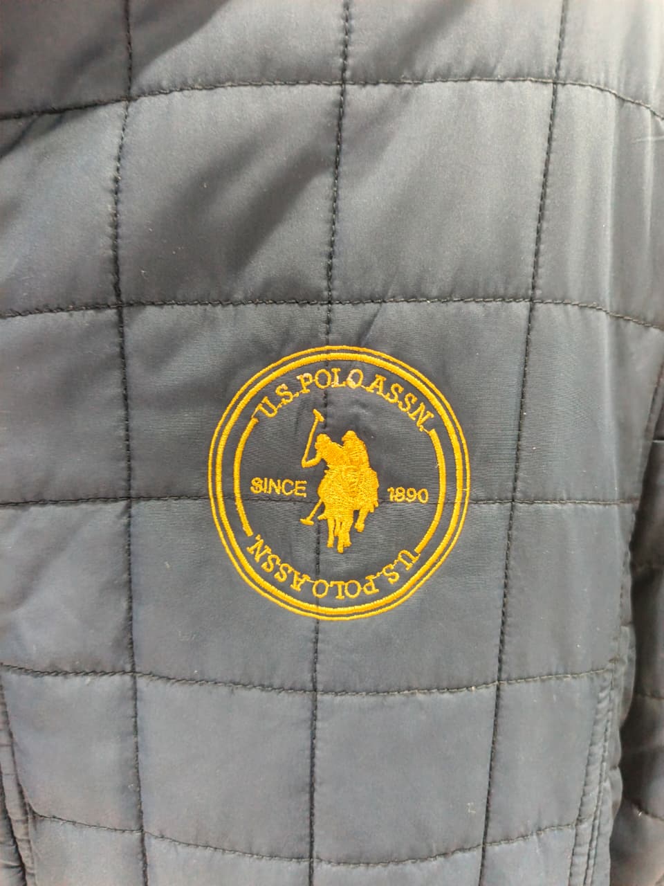 U.S. Polo Assn. quilted jacket (navy)