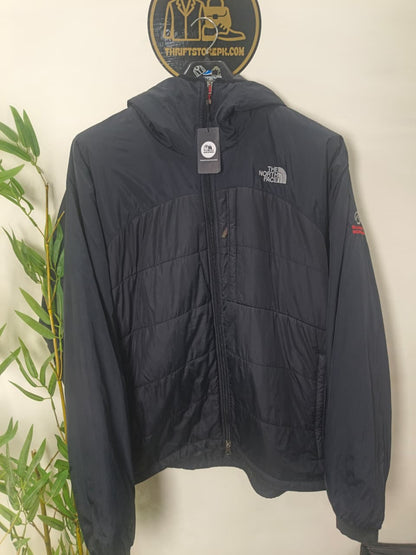 The North Face Summit Series Black Hooded Insulated Jacket – Men’s