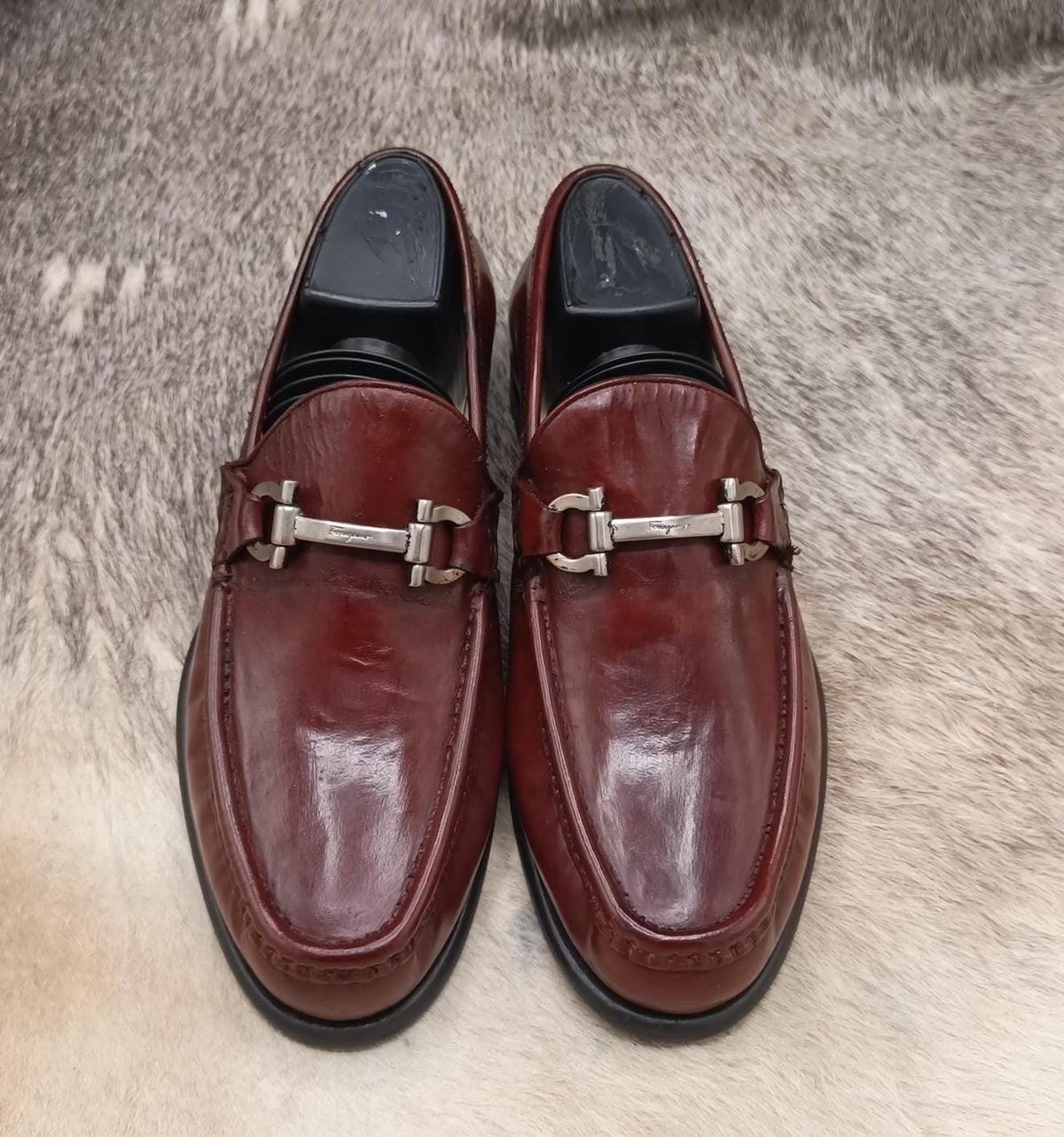 Salvatore Ferragamo Gancini Bit Loafers