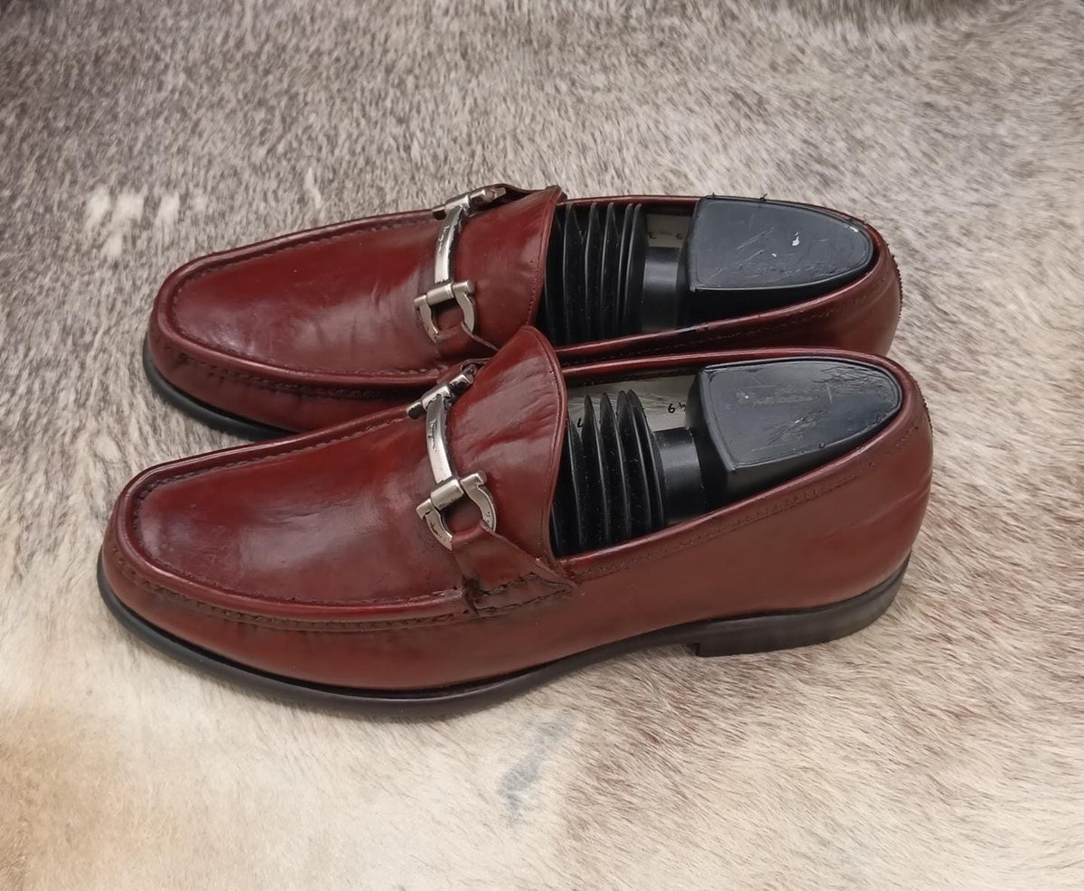Salvatore Ferragamo Gancini Bit Loafers