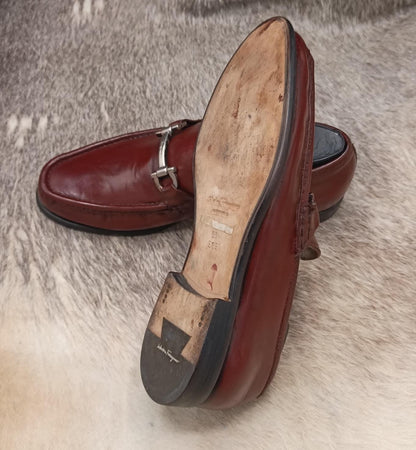 Salvatore Ferragamo Gancini Bit Loafers
