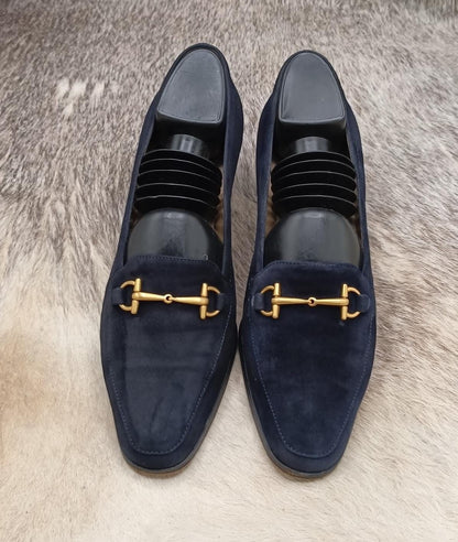 Gucci Suede Horsebit Loafers Women