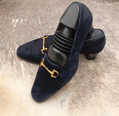 Gucci Suede Horsebit Loafers Women