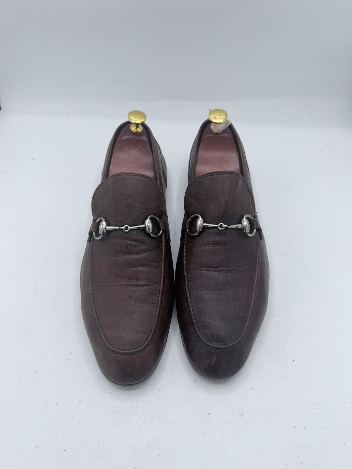 Gucci Jordaan Leather Loafers