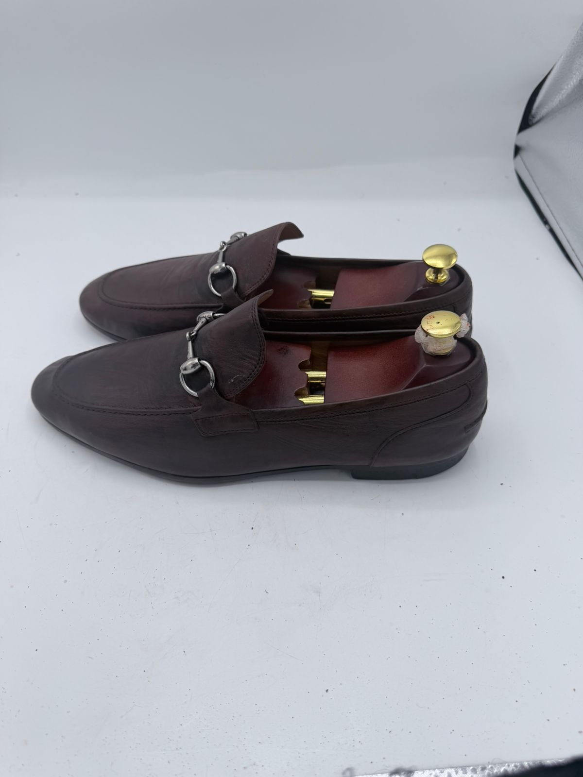 Gucci Jordaan Leather Loafers