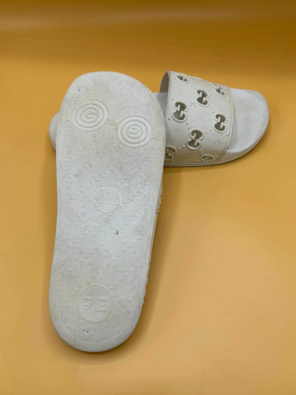 Gucci Slides white signature