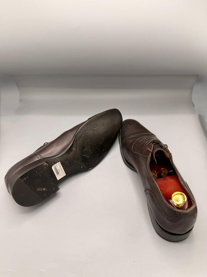 Suitsupply Brown Leather Oxford Shoes