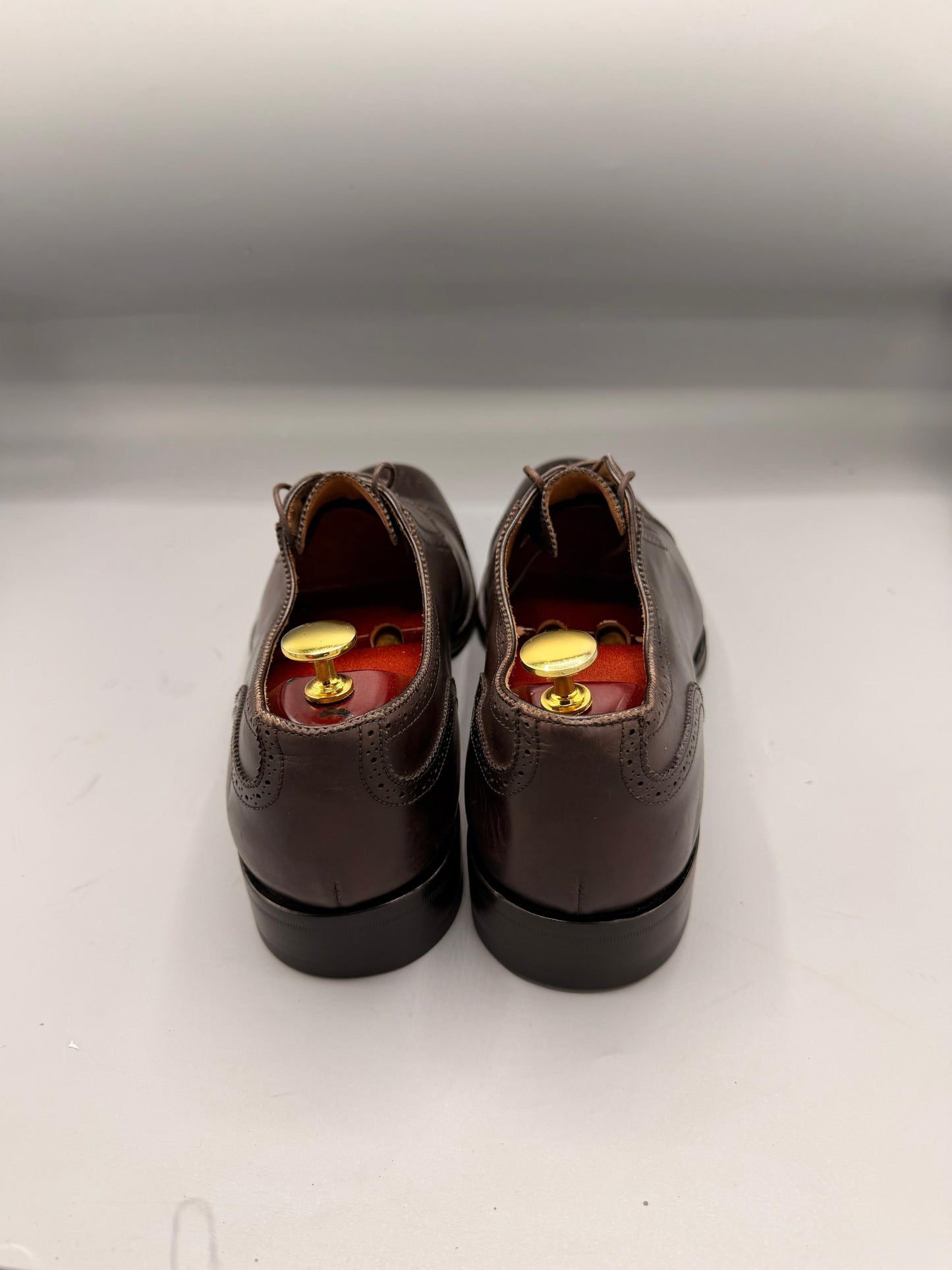 Suitsupply Brown Leather Oxford Shoes