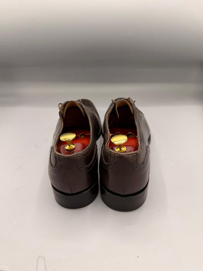 Suitsupply Brown Leather Oxford Shoes